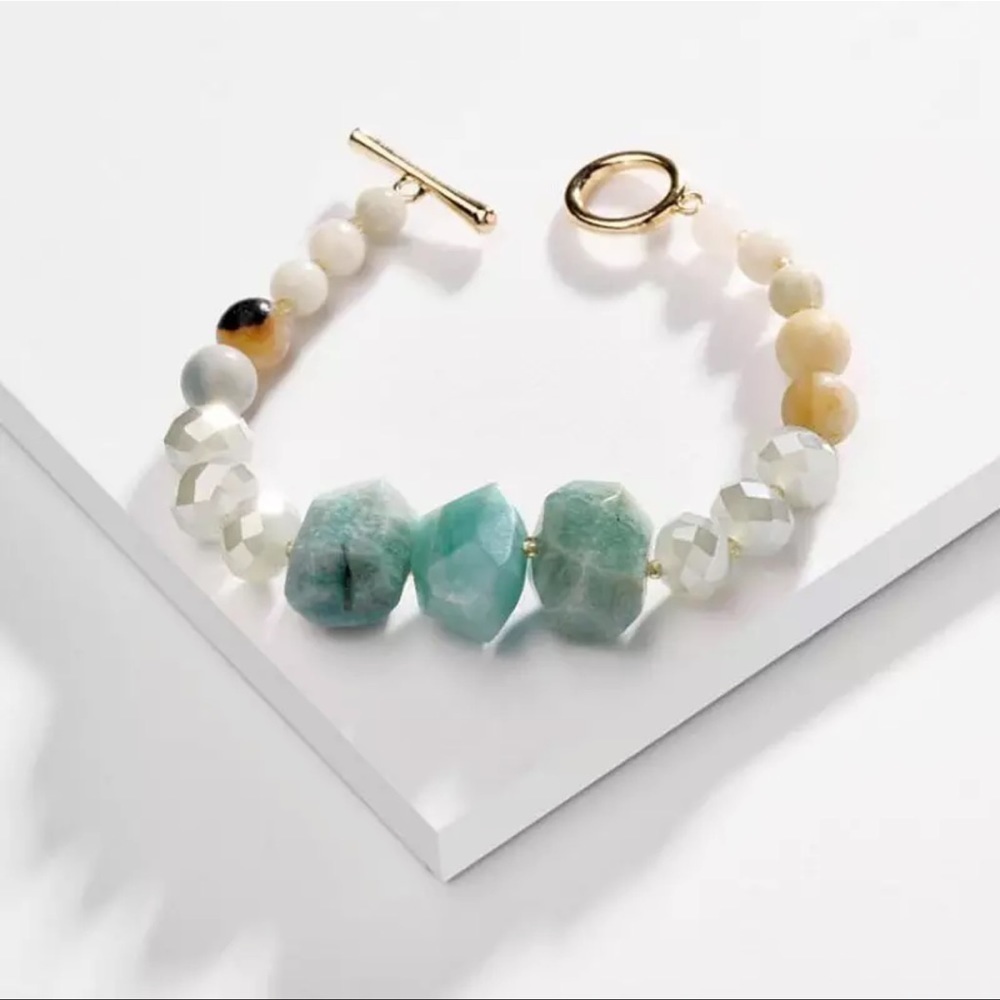 Natural Stone Beaded Bracelet